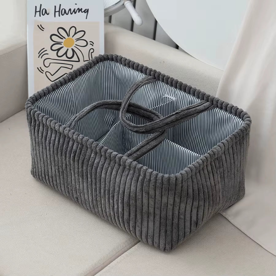Travel Portable Mommy Bag Diaper Bag Feeding Bottle Storage Handbag Multifunctional Baby Products Organizer Basket