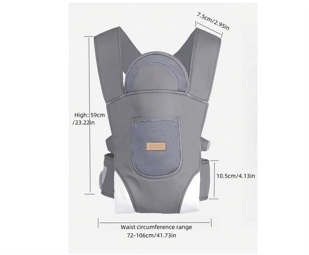 1803 Baby Carrier Newborn to Toddler, Cozy Baby Wrap Carrier(7-30Lbs), Easily Adjustable Toddler Carrier