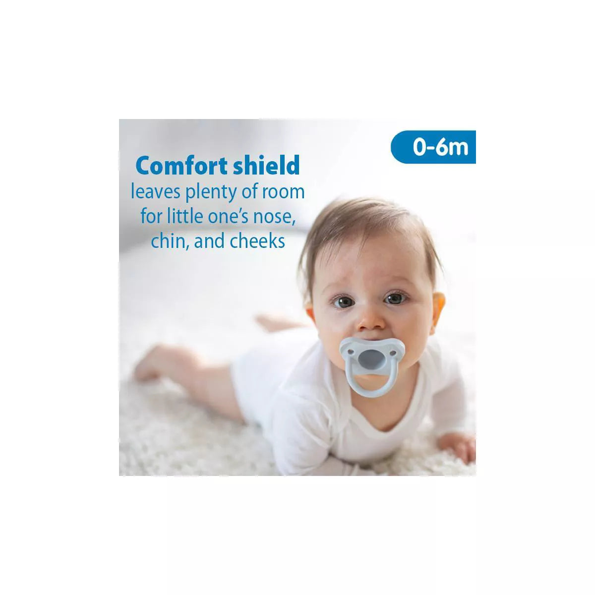 Dr. Brown'S Happypaci One-Piece 100% Silicone Pacifier - 0-6 Months - 3Pk