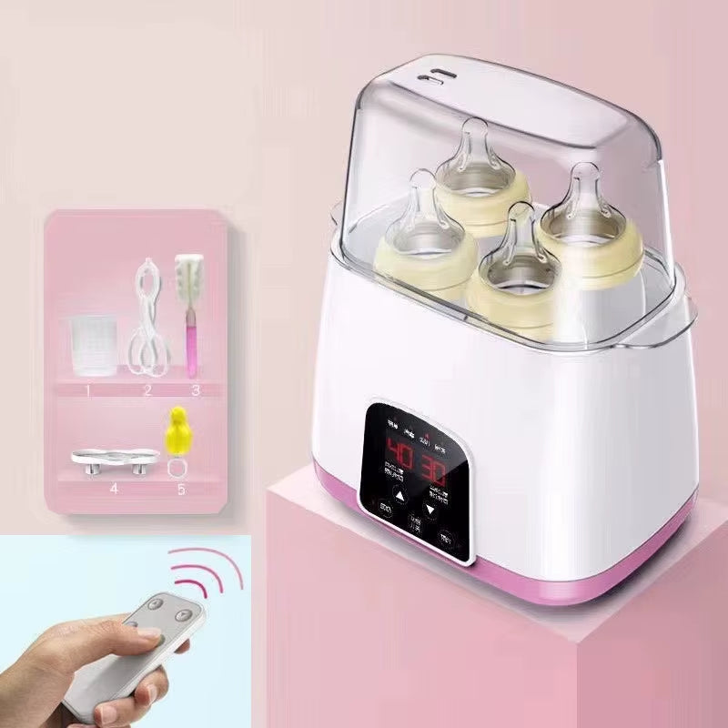 Automatic Intelligent Thermostat Milk Bottle Heater Baby Bottle Warmer Bottle Sterilizer Disinfection LED 2 in 1 Milk Sterilizer