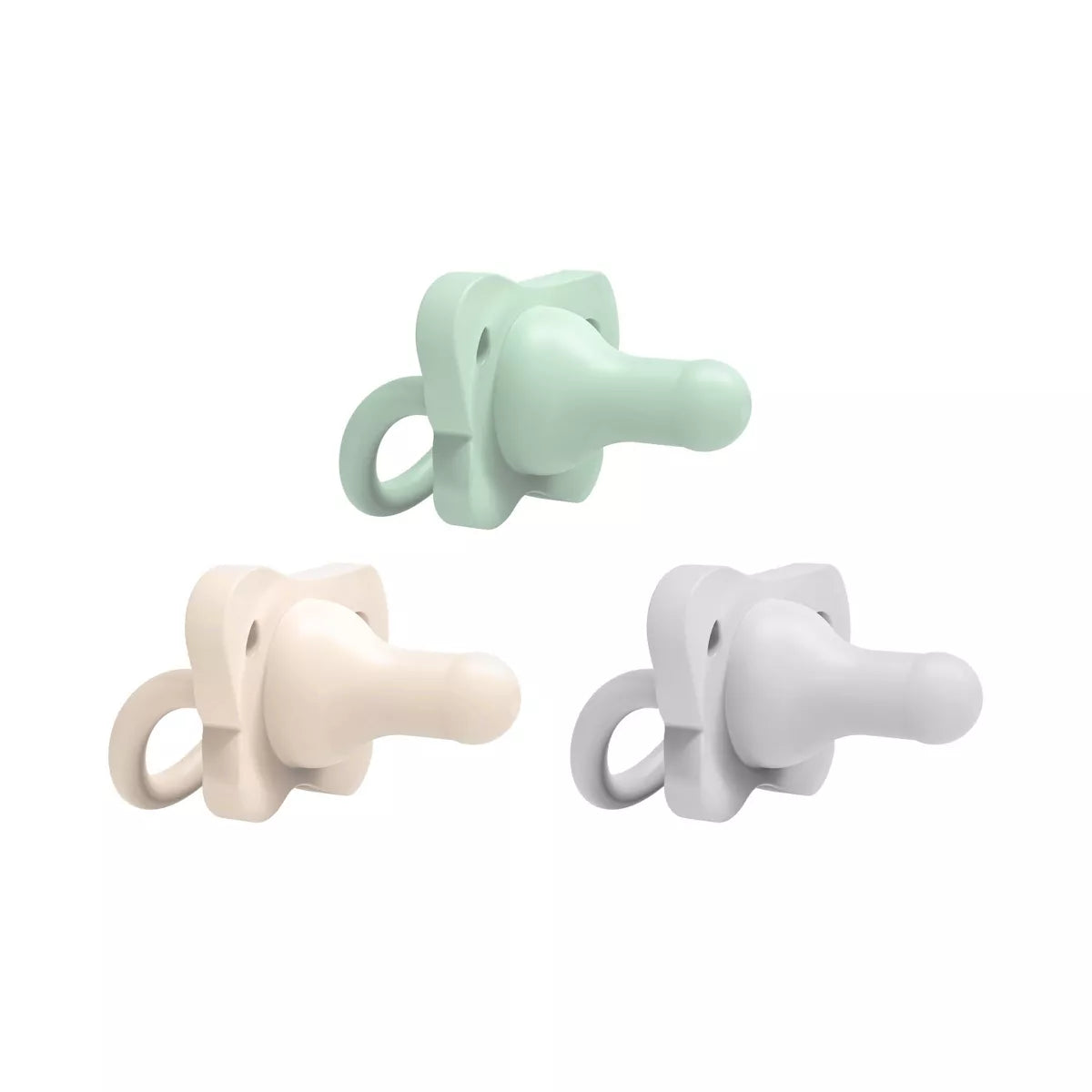 Dr. Brown'S Happypaci One-Piece 100% Silicone Pacifier - 0-6 Months - 3Pk