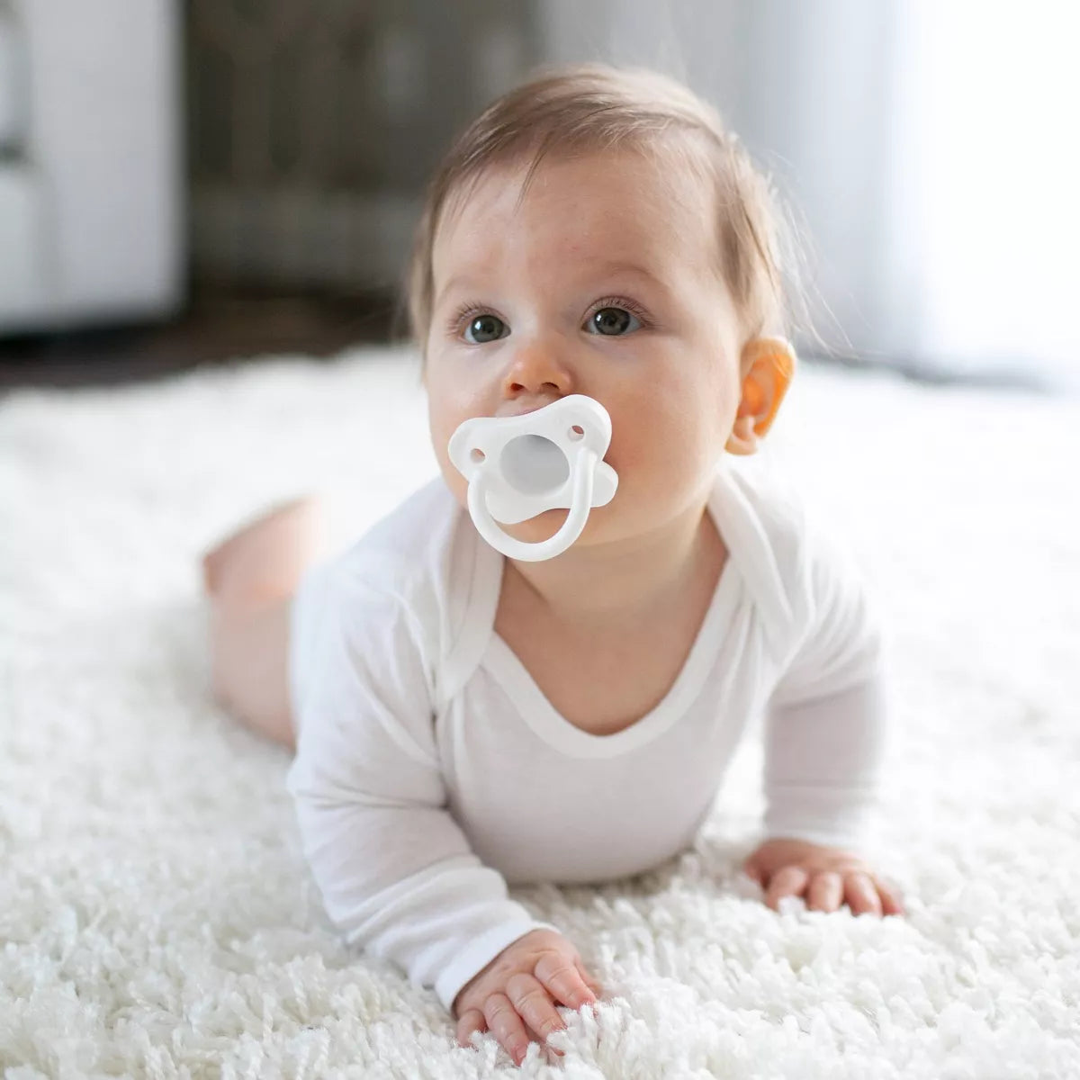 Dr. Brown'S Happypaci One-Piece 100% Silicone Pacifier - 0-6 Months - 3Pk