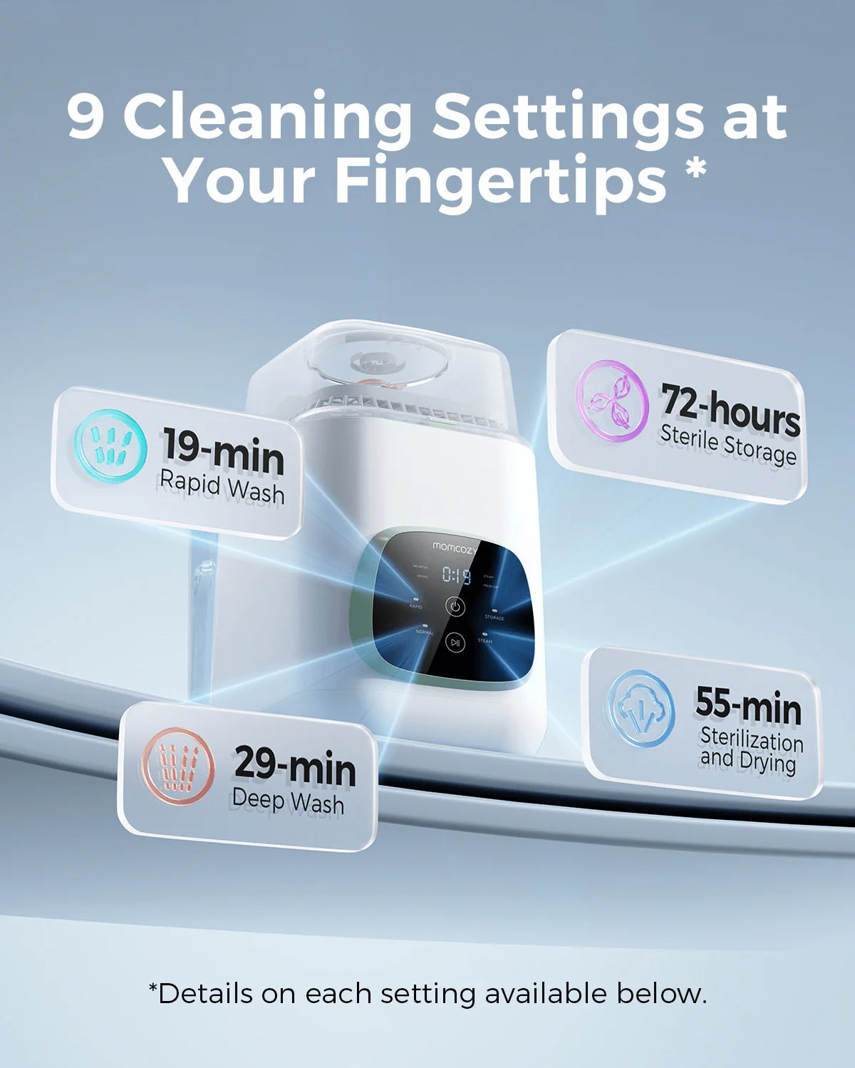 Kleanpal Pro Baby Bottle Washer and Sterilizer