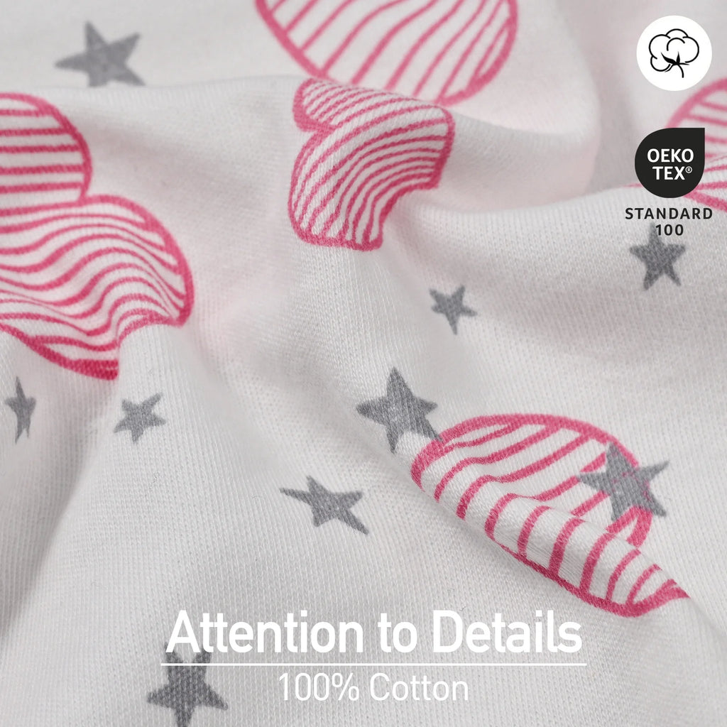 Swaddle Blankets for Baby Boy Girl, 0-3 Months Infant Swaddling Sleep Sack, 3 Pack Wrap Set, Newborn Adjustable Swaddle,Pink
