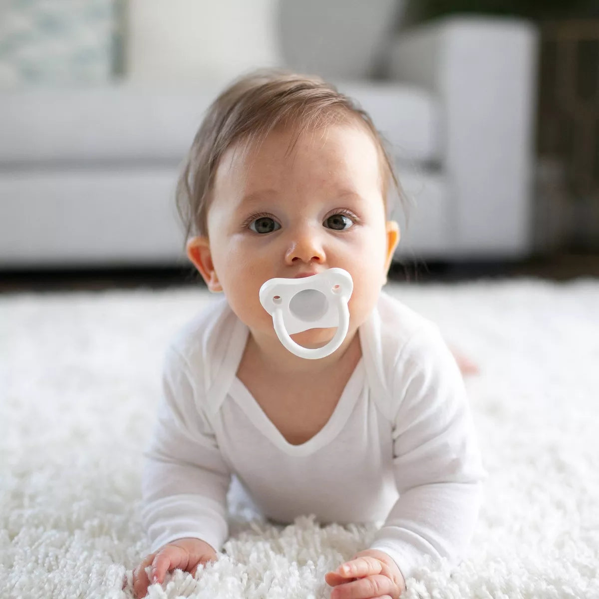 Dr. Brown'S Happypaci One-Piece 100% Silicone Pacifier - 0-6 Months - 3Pk