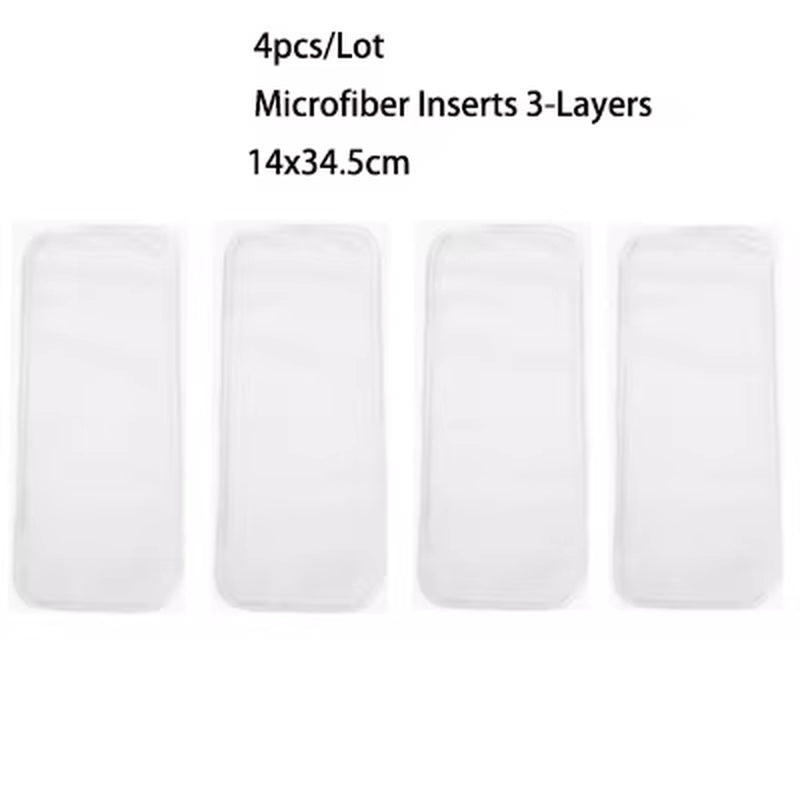 Fralda Ecologica Babyland 4Pcs/Set Cloth Diapers Baby Shells for 0-2 Years Adjustable Reusable Baby Cloth Nappy Covers