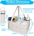 Baby Diaper Caddy Organizer,Large Baby Product Storage Rack and Kindergarten Storage Box,Portable Diaper Rack and Car Storage Box.