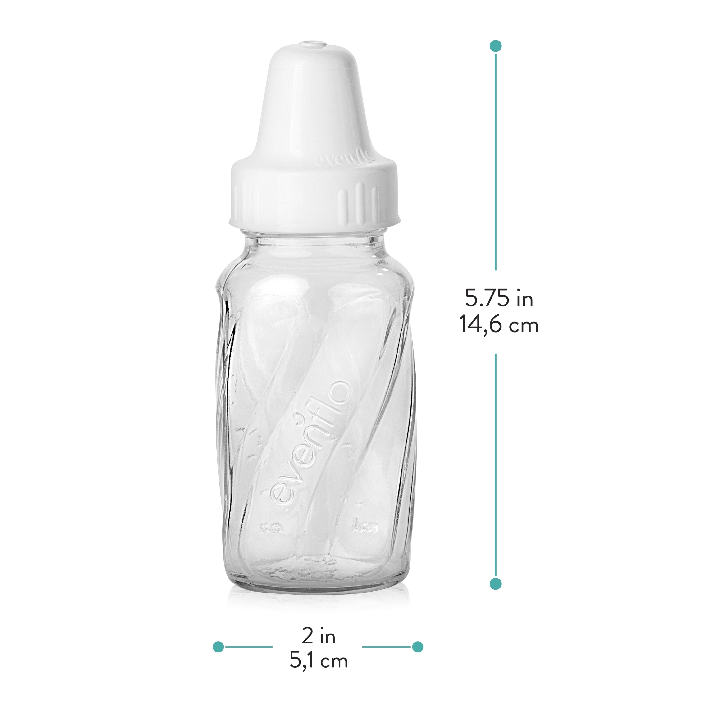 Classic Bpa-Free Glass Baby Bottles - 4Oz, Clear, 3Ct