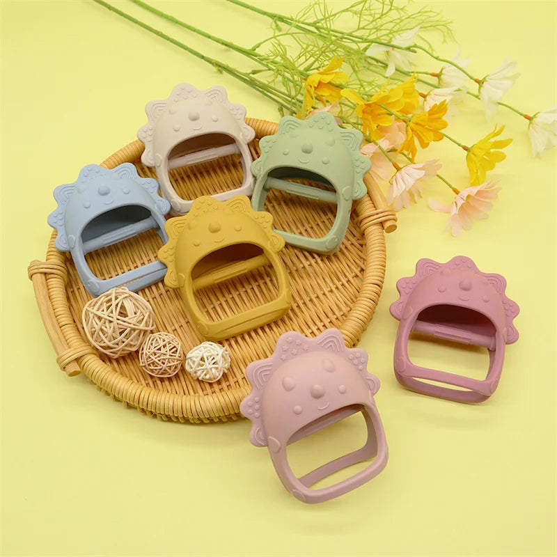 New Design Soft Silicone Teethers for Baby Newborn Training Grip Baby Toy Pendant Chewing Teething for Baby Accessories Toys