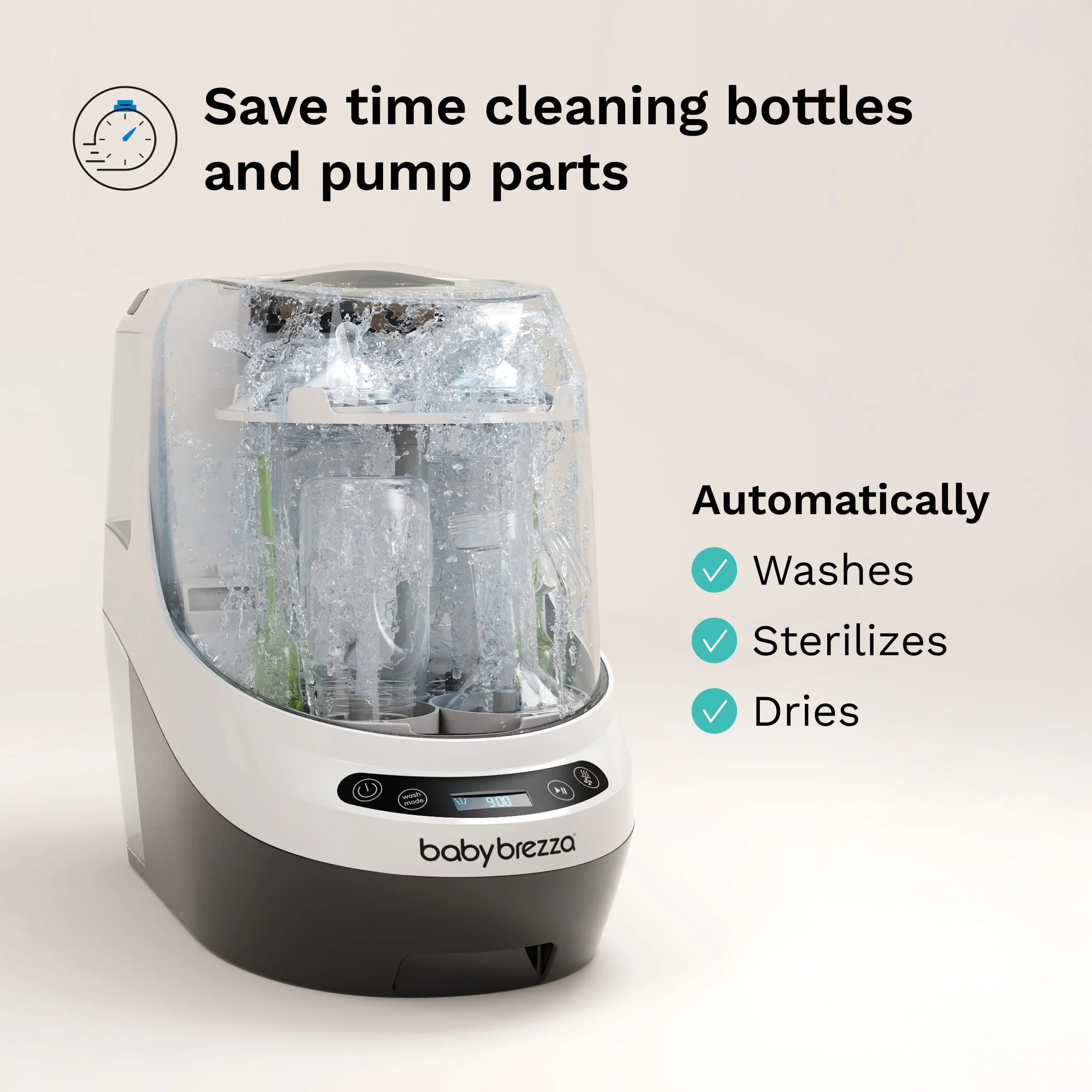 Bottle Washer Pro - All in One Baby Bottle Washer, Sterilizer, Dryer