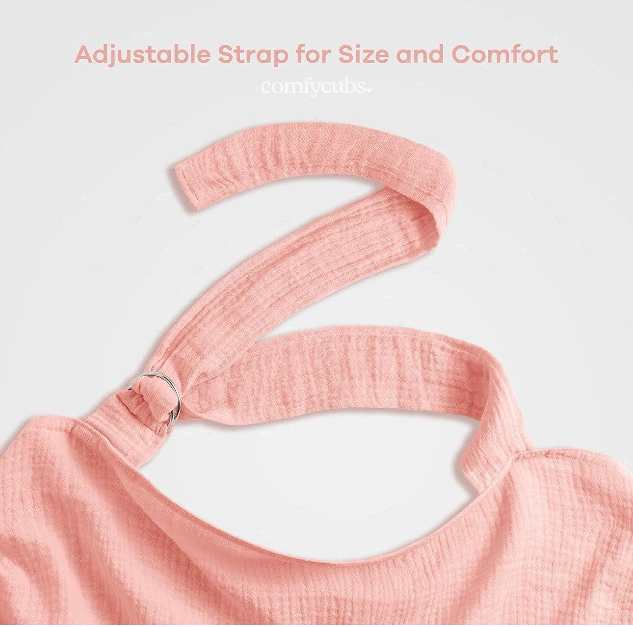 Muslin Nursing Cover Breastfeeding Breathable 100% Cotton Soft Arch Neckline