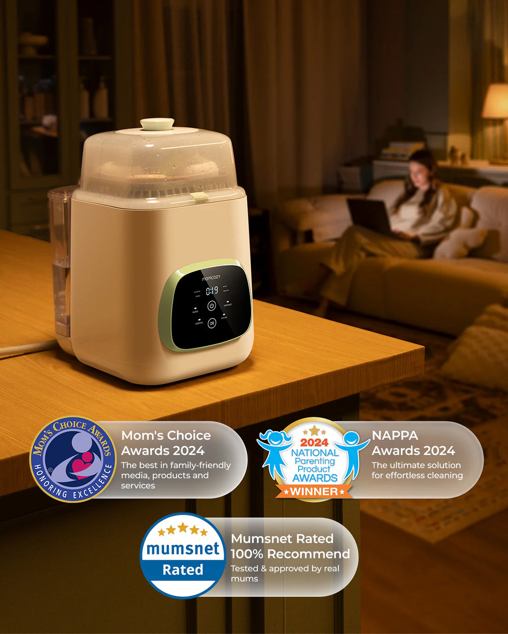 Kleanpal Pro Baby Bottle Washer and Sterilizer