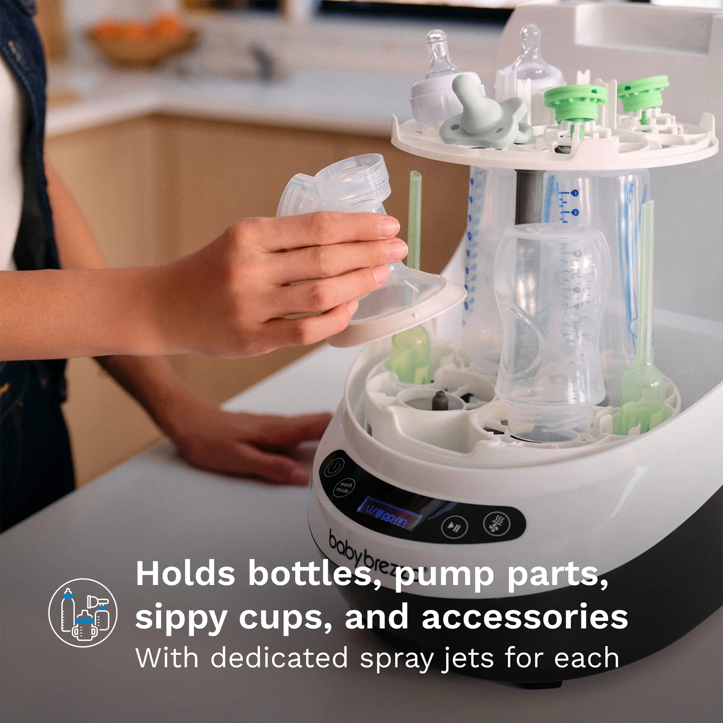 Bottle Washer Pro - All in One Baby Bottle Washer, Sterilizer, Dryer