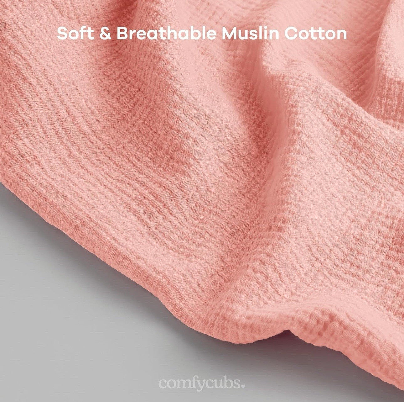 Muslin Nursing Cover Breastfeeding Breathable 100% Cotton Soft Arch Neckline