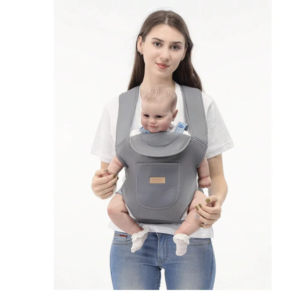 1803 Baby Carrier Newborn to Toddler, Cozy Baby Wrap Carrier(7-30Lbs), Easily Adjustable Toddler Carrier