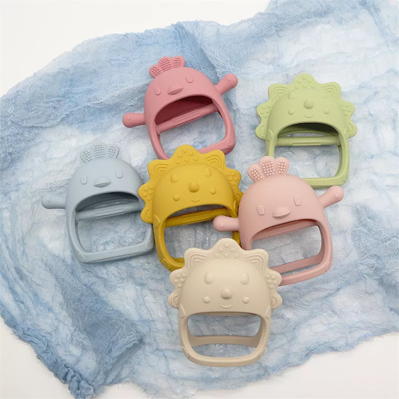 New Design Soft Silicone Teethers for Baby Newborn Training Grip Baby Toy Pendant Chewing Teething for Baby Accessories Toys