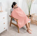 Muslin Nursing Cover Breastfeeding Breathable 100% Cotton Soft Arch Neckline