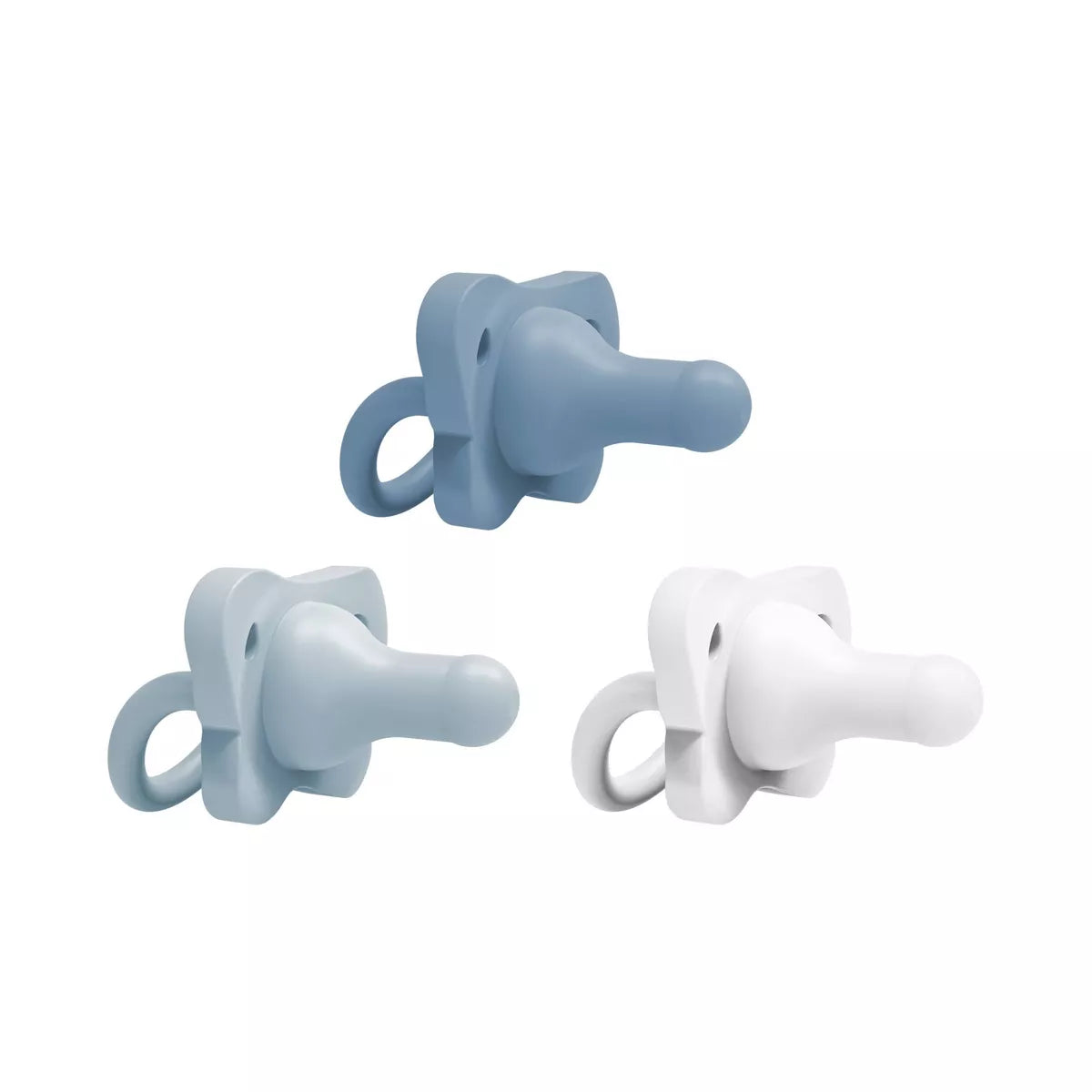 Dr. Brown'S Happypaci One-Piece 100% Silicone Pacifier - 0-6 Months - 3Pk